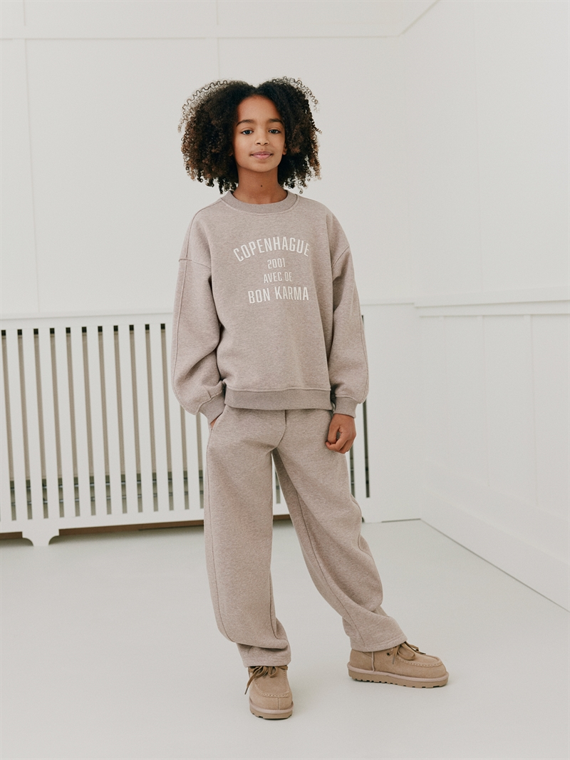 Sofie Schnoor Sweatpants Barasy - Brown Melange